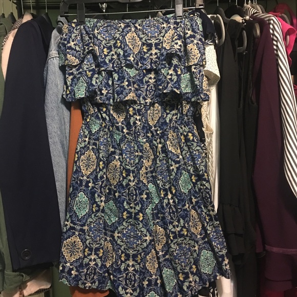 Paisley Ruffle Romper - Picture 1 of 4